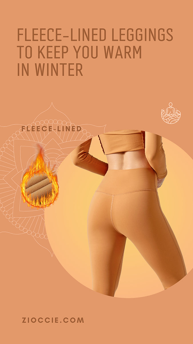 FleeceLined Leggings To Keep You Warm In Winter Zioccie