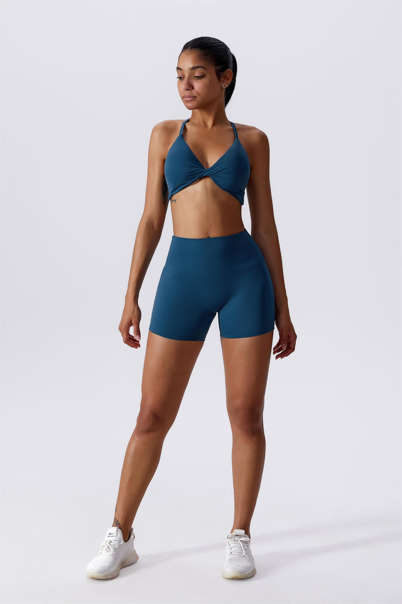Strappy Back Cami Top With Built-In Bra - Longline Sports Bra Women –  Zioccie