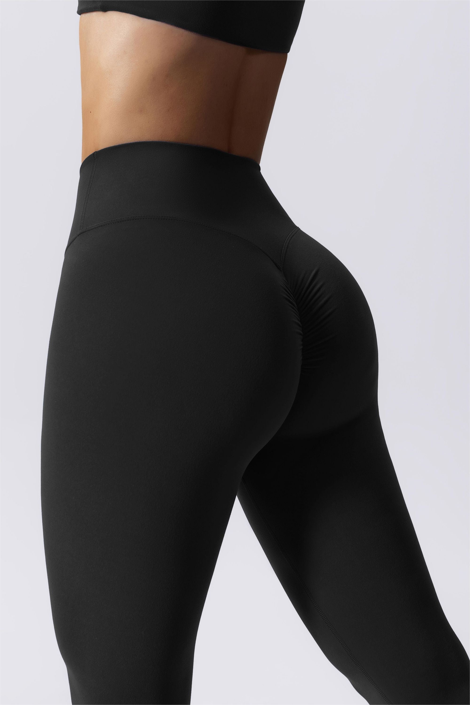 Zioccie Womens Crossover Seamless Scrunch Leggings V Cross Waist Butt  Lifting Tights Workout Yoga Pants, Black, Small : : Clothing,  Shoes & Accessories