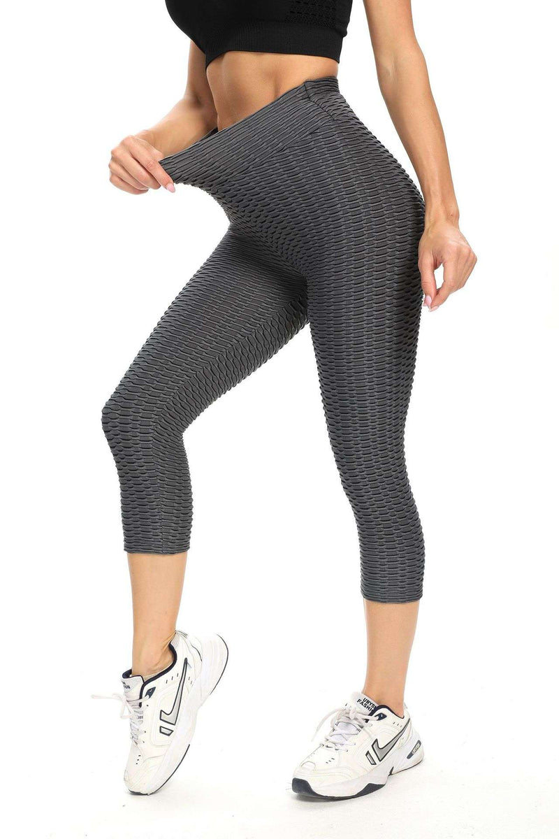 Butt Lifting Anti Cellulite Capri Leggings Zioccie