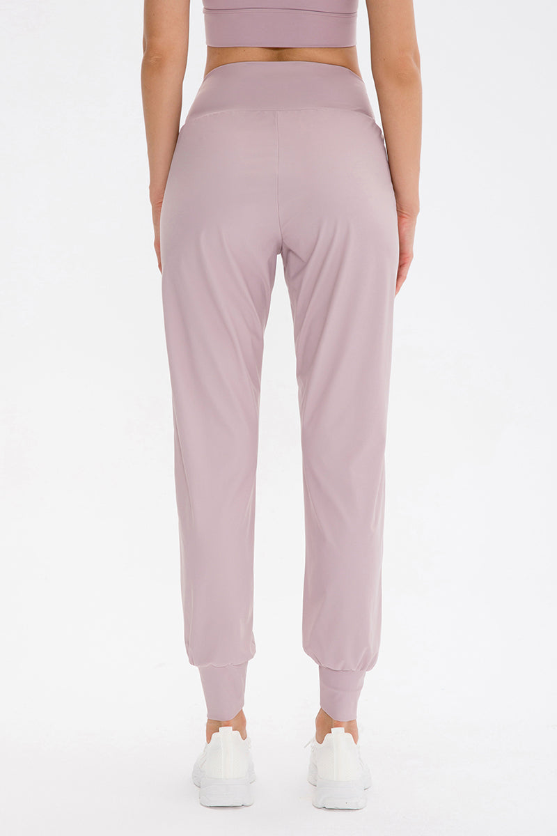High-Waist Tummy Control Tapered Jogger Pants – Zioccie