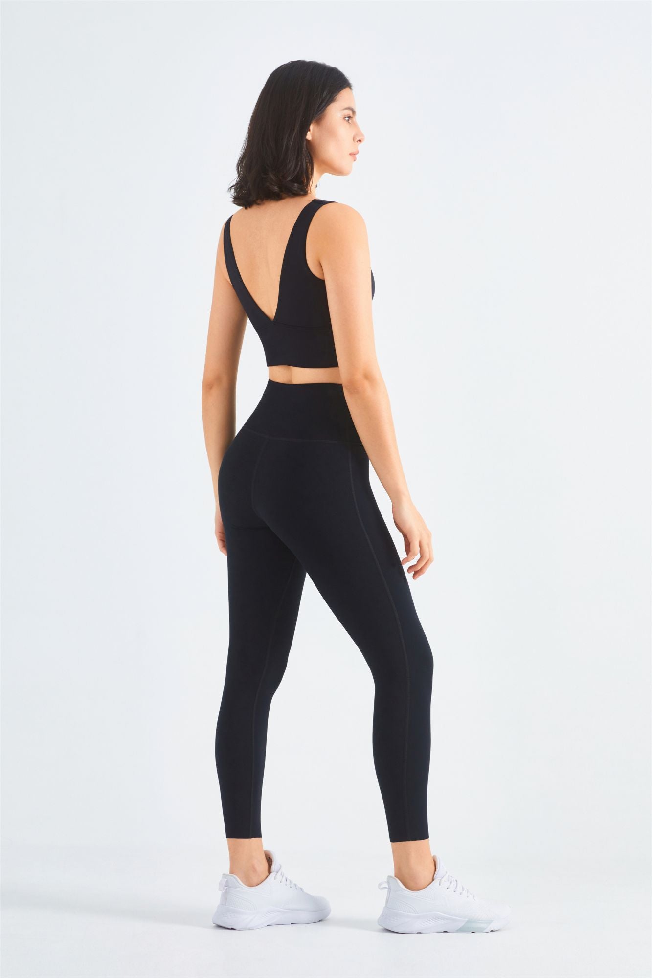 Backless Sports Bra and Workout Leggings Women Activewear Set – Zioccie