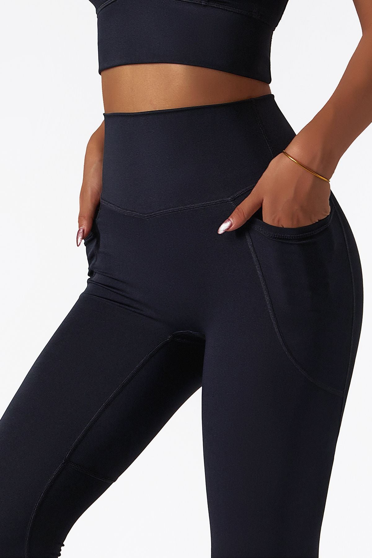 WPYYI Back Pocket Gym Leggings Shorts High Waist Sport Leggings Women  Fitness Shorts Workout Yoga Pants Running Tights (Color : Black, Size : L  Code) : : Clothing, Shoes & Accessories