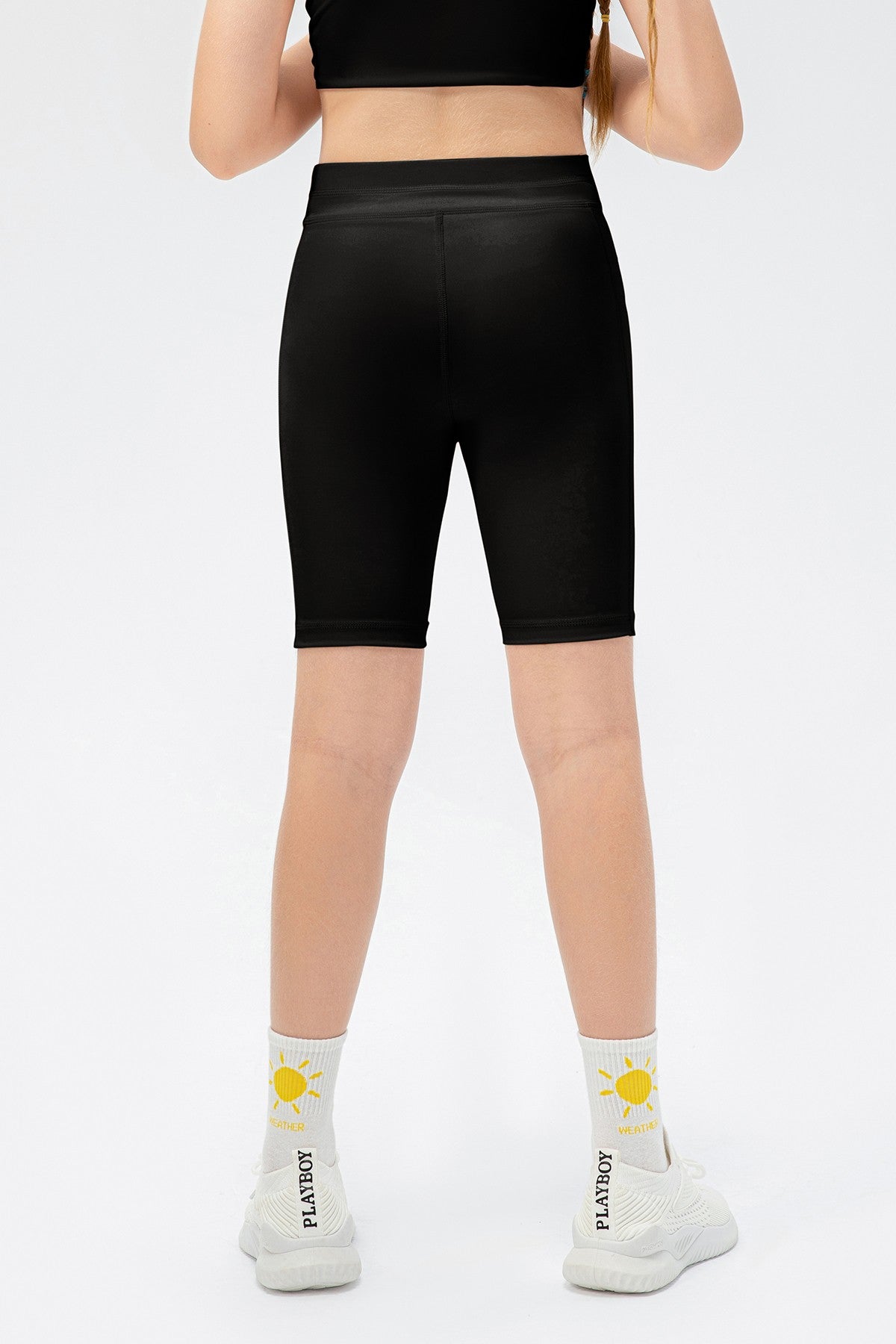 Generisch Sportshorts voor meisjes, slanke V-taille, korte leggings Generisch Sportshorts voor meisjes, slanke V-taille, korte leggings