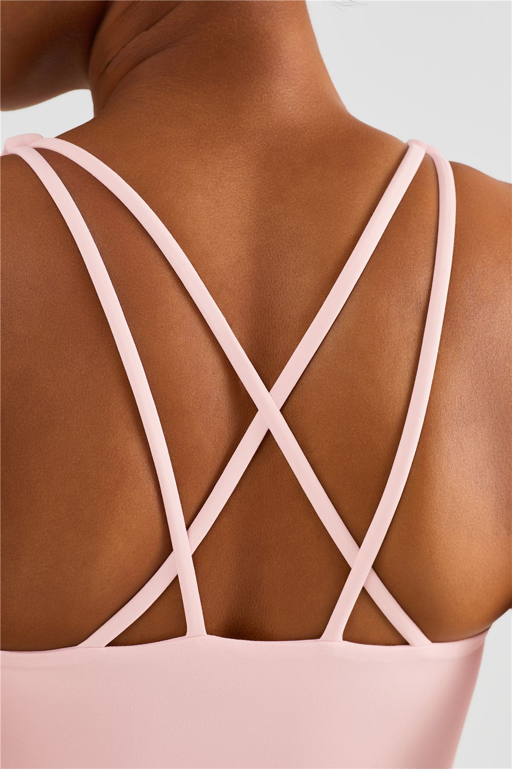 Soft Marshmallow Strappy Back Camisole Sports Bra for Women – Zioccie