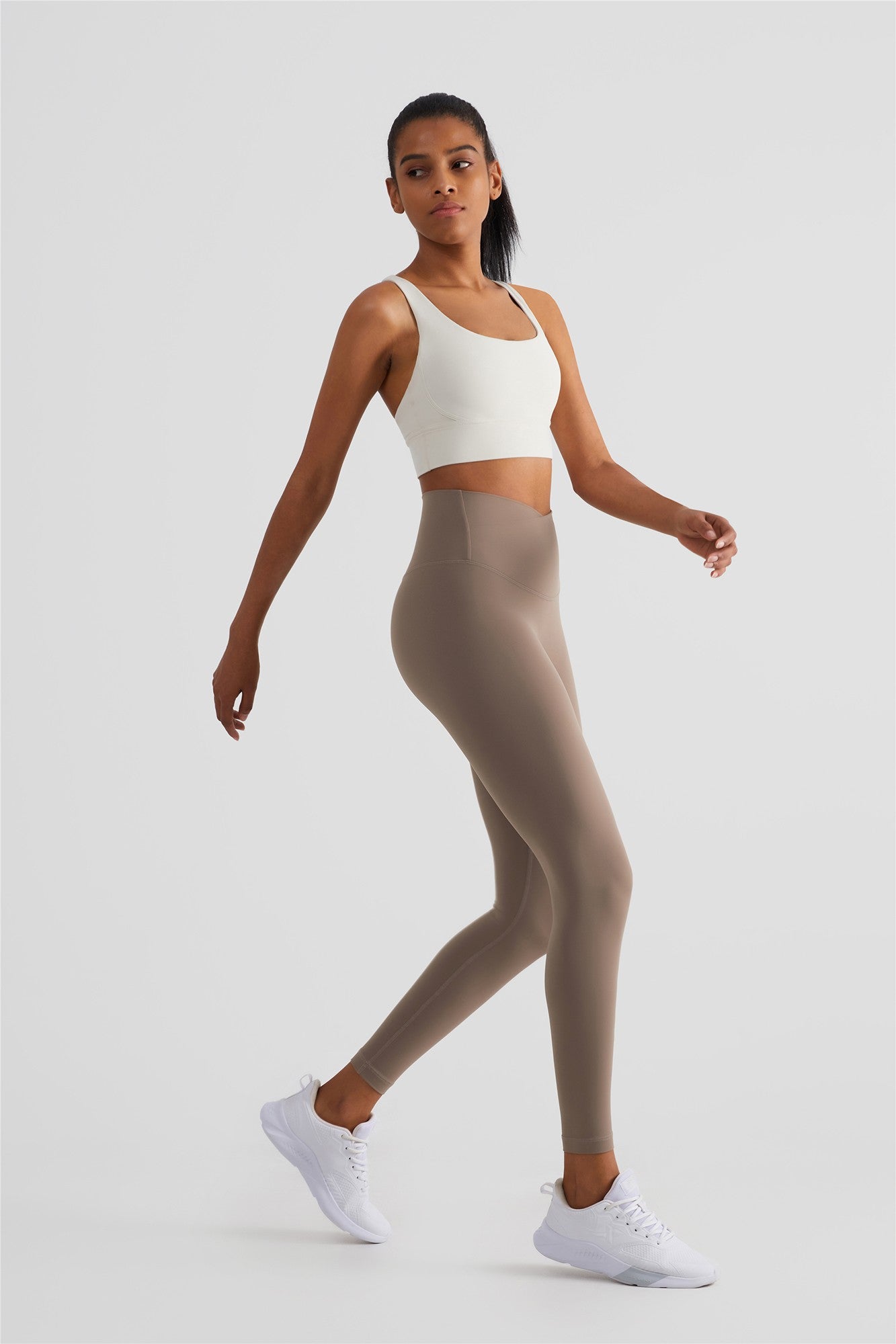  UNISSU No Front Seam High Waisted Workout Leggings